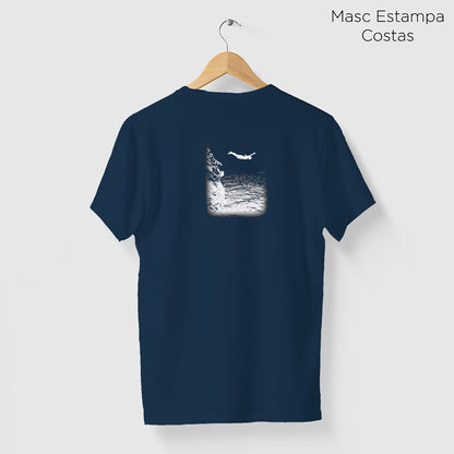 Camiseta Amazônia CLIFF DIVING - AZUL MARINHO - cód 2198