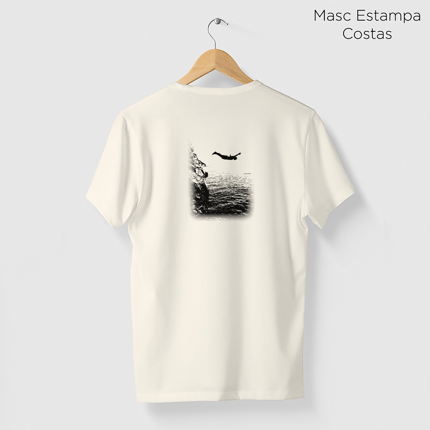 Camiseta Amazônia CLIFF DIVING - OFF WHITE - cód 2198