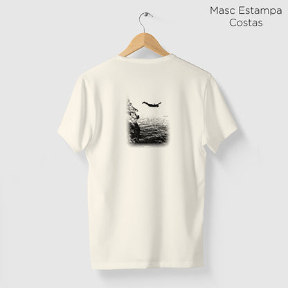 Camiseta Amazônia CLIFF DIVING - OFF WHITE - cód 2198