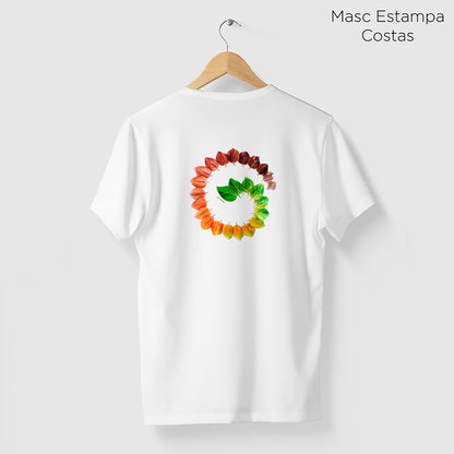Camiseta Amazônia ESTAÇŌES FOLHAS – BRANCO - cód 2205