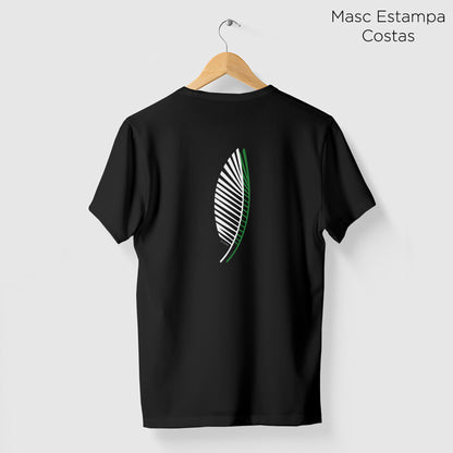 Camiseta Amazônia ASAS FOLHAS – PRETO - cód 2206