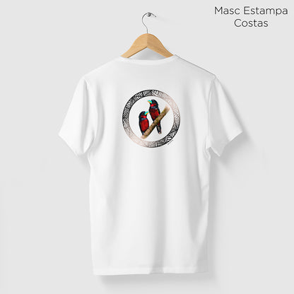 Camiseta Amazônia PÁSSAROS LOGO – BRANCO - cód 2215