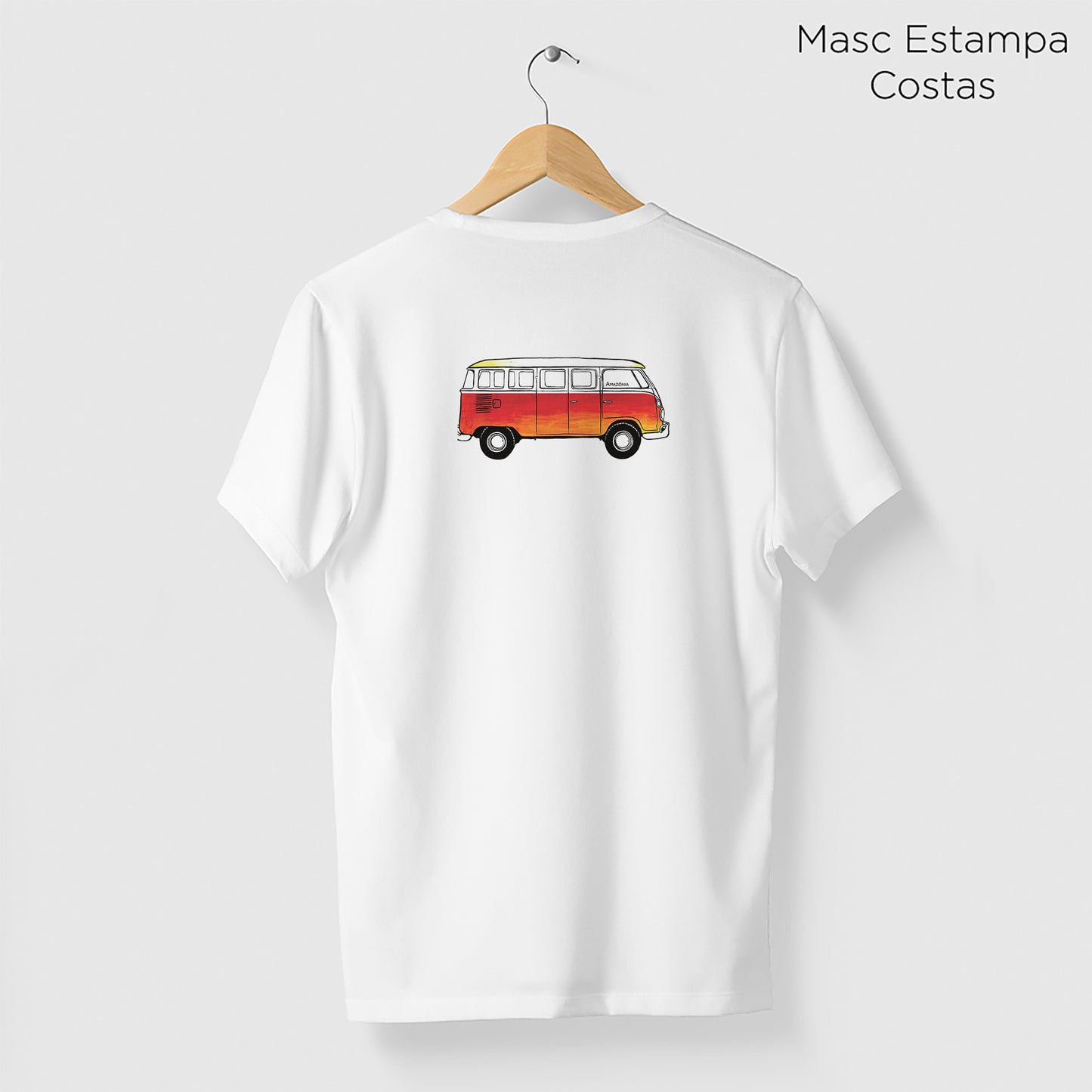 Camiseta Amazônia KOMBI - BRANCO - cód 2239