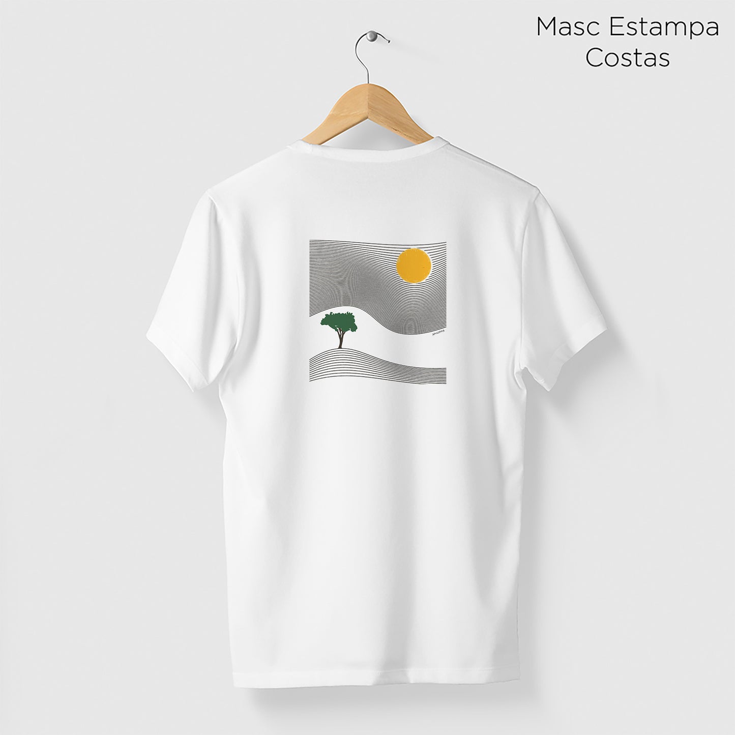 Camiseta Amazônia ÁRVORE DO TEMPO - BRANCO - cód 2260