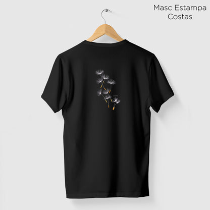 Camiseta Amazônia DENTE-DE-LEÃO - PRETO - cód 2264