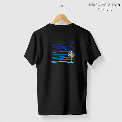 Camiseta Amazônia VENTO HORIZONTE - PRETO - cód 2268
