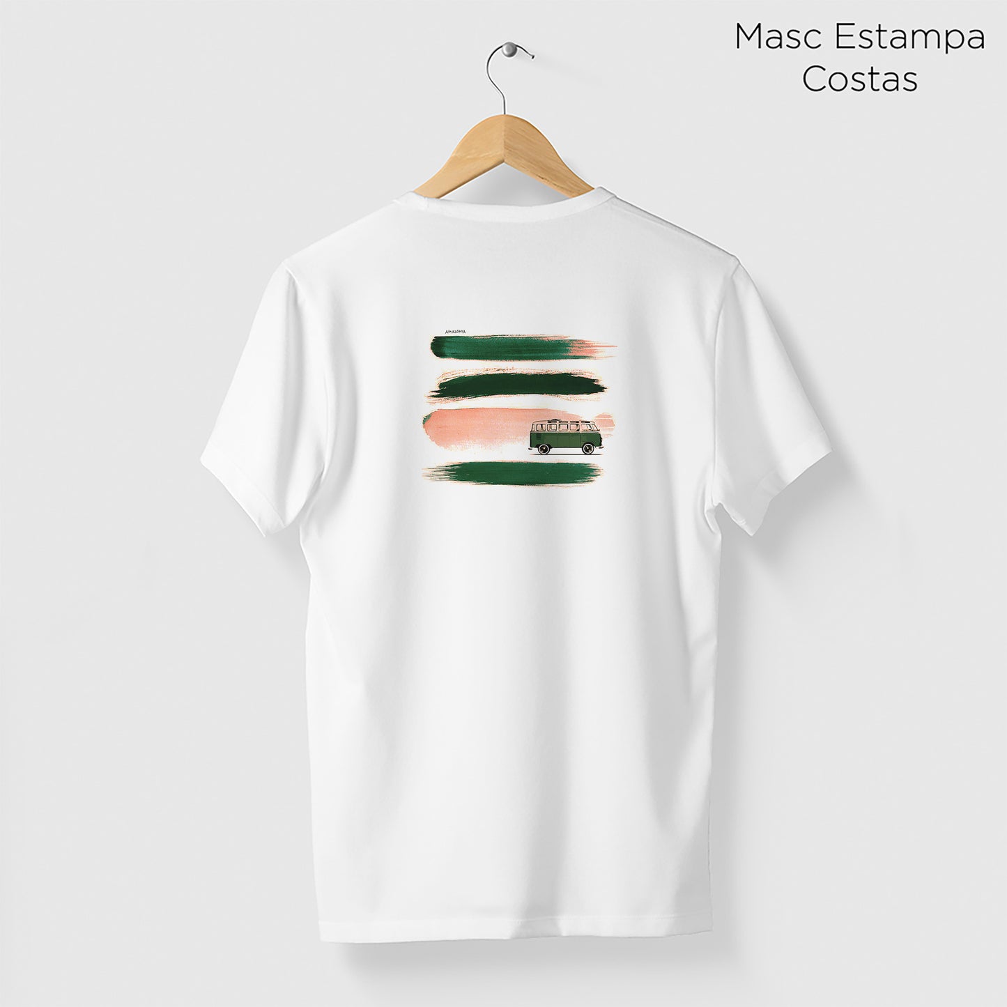 Camiseta Amazônia CAMINHO LIVRE - BRANCO - cód 2269