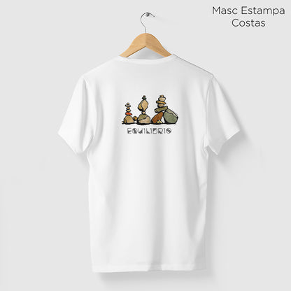 Camiseta Amazônia EQUILÍBRIO - BRANCO - cód 2278