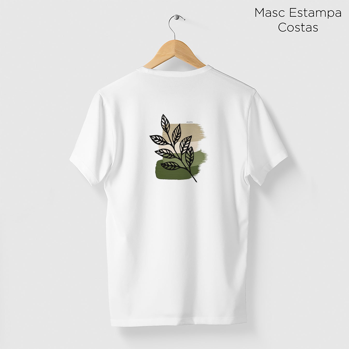 Camiseta Amazônia BIOFOLHA - BRANCO - cód 2279