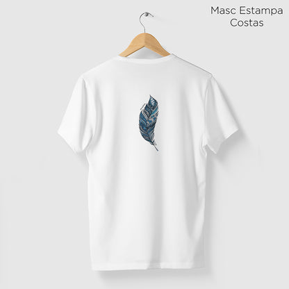 Camiseta Amazônia TRAÇO LIVRE - BRANCO - cód 2280