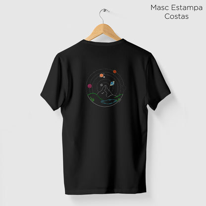 Camiseta Amazônia CÉU DA MATA - PRETO - cód 2282