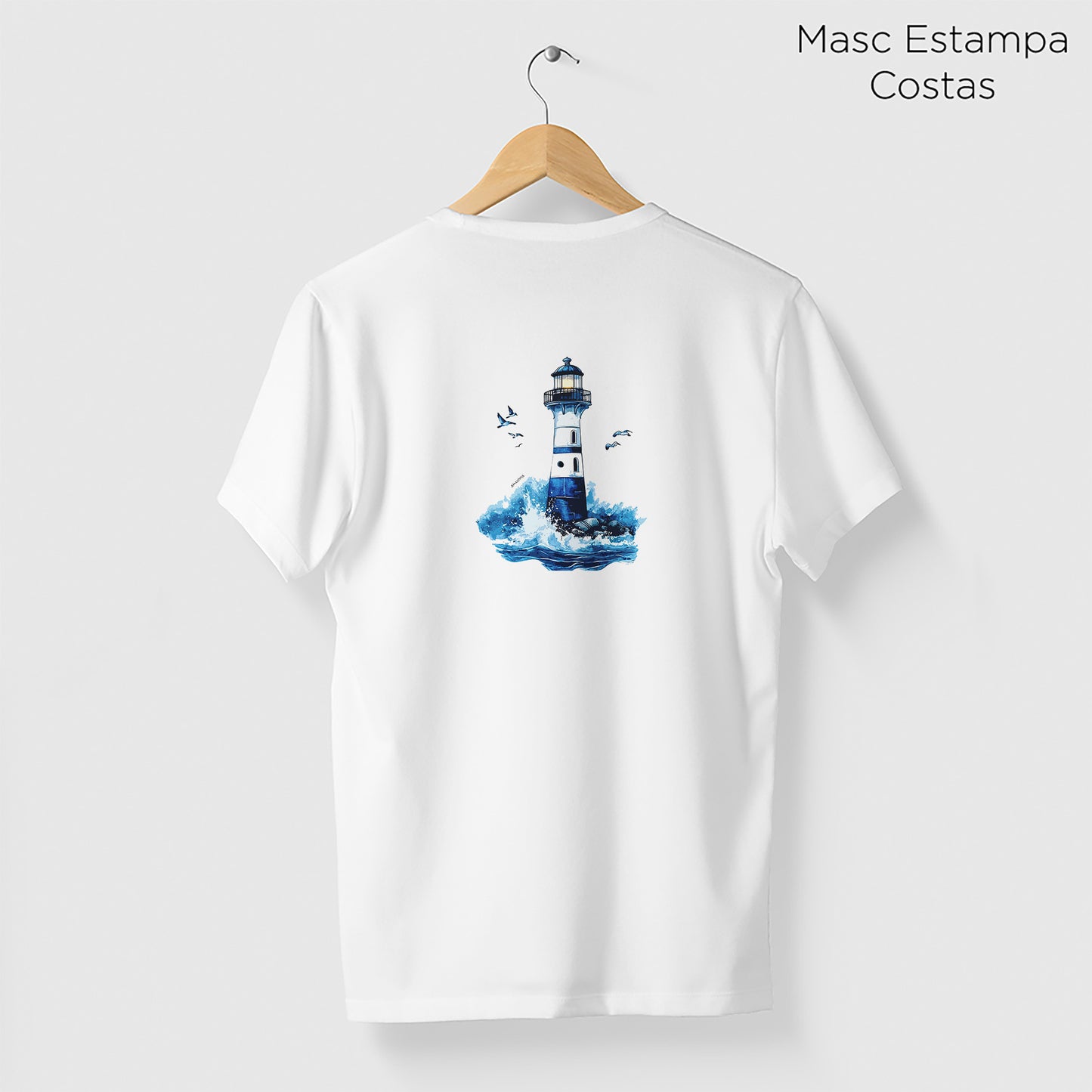 Camiseta Amazônia FAROL - BRANCO - cód 2288