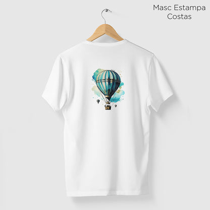 Camiseta Amazônia BALÃO - BRANCO - cód 2289