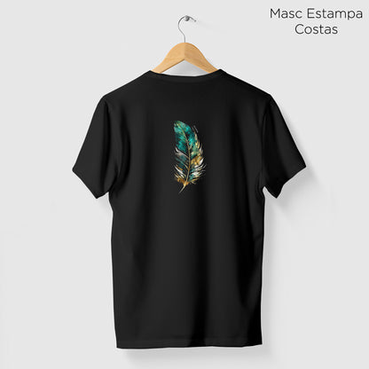 Camiseta Amazônia PENA REAL - PRETO - cód 2292