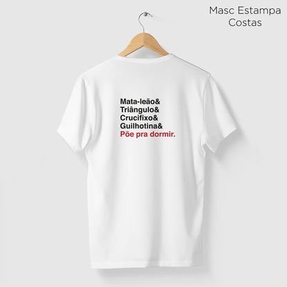 Camiseta Amazônia JIU-JITSU GOLPES – BRANCO - cód 2325