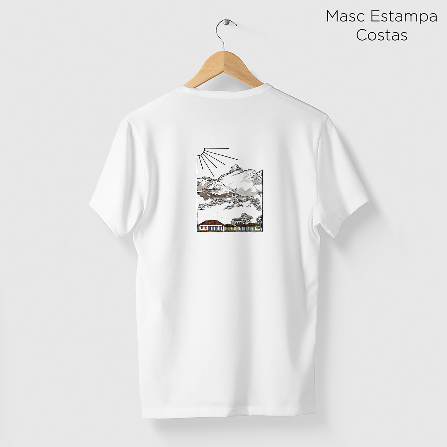 Camiseta Amazônia CARAÇA - BRANCO - cód 2335