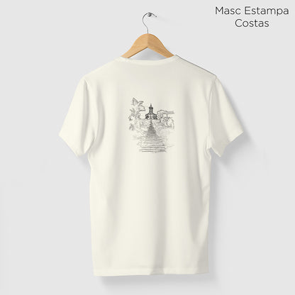 Camiseta Amazônia IGREJA DO SERRO - OFF WHITE - cód 2354