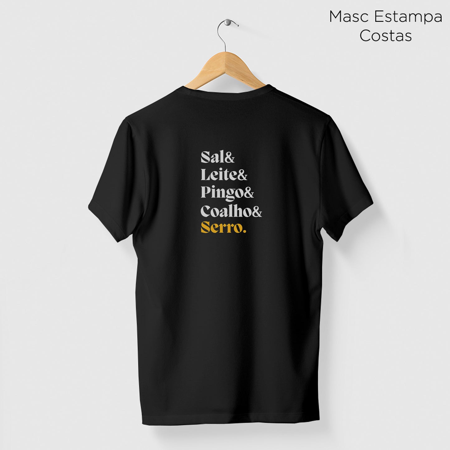 Camiseta Amazônia SERRO DO QUEIJO - PRETO - cód 2355