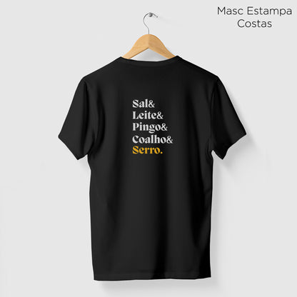 Camiseta Amazônia SERRO DO QUEIJO - PRETO - cód 2355