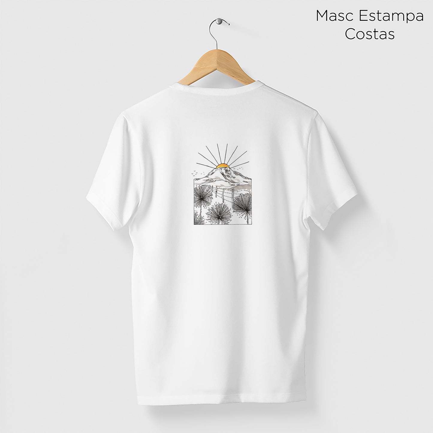 Camiseta Amazônia PICO DO ITAMBÉ - BRANCO - cód 2356