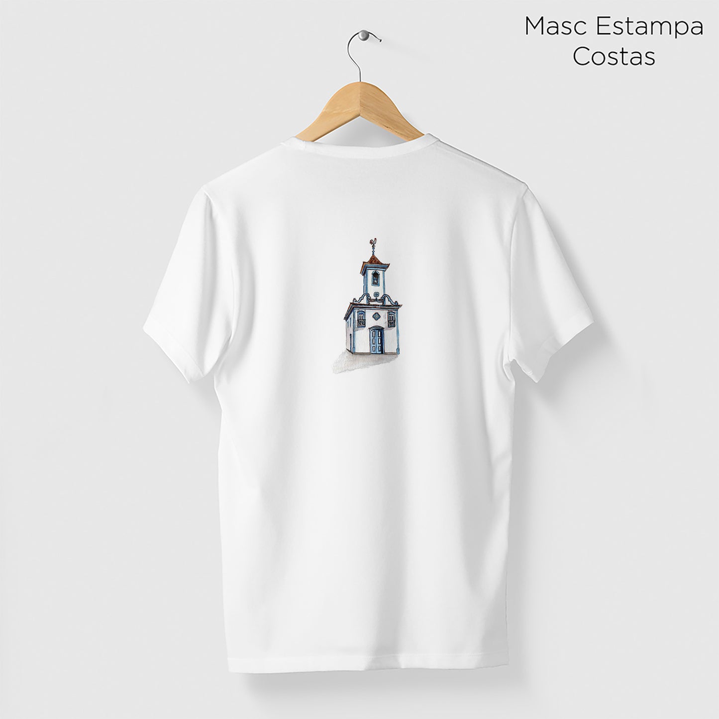 Camiseta Amazônia IGREJA DIAMANTINA - BRANCO - cód 2358