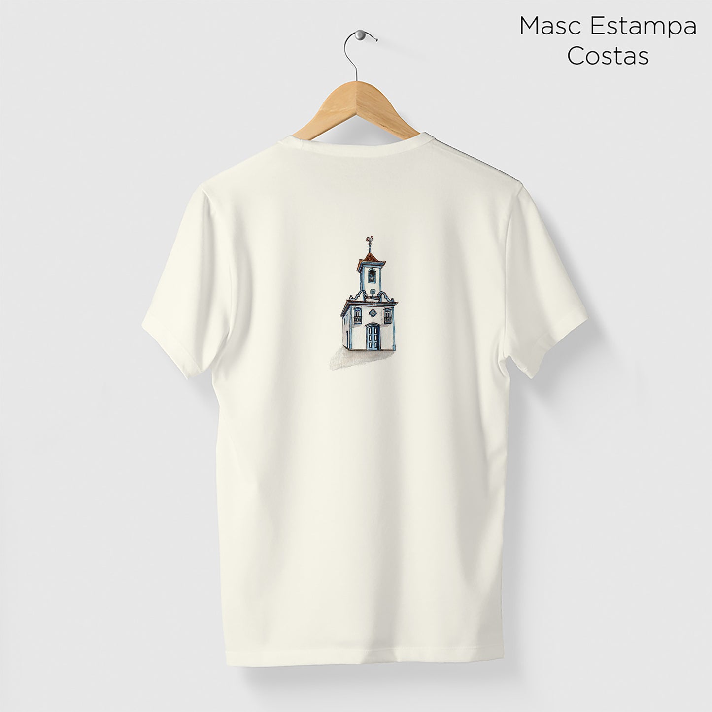 Camiseta Amazônia IGREJA DIAMANTINA - OFF WHITE - cód 2358