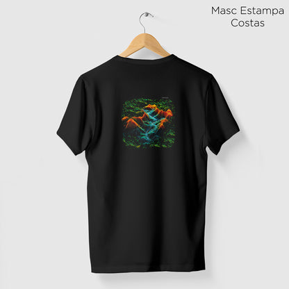 Camiseta Amazônia NATURAL DO ESPINHAÇO - PRETO - cód 2360