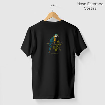 Camiseta Amazônia CANINDÉ - PRETO - cód 2418