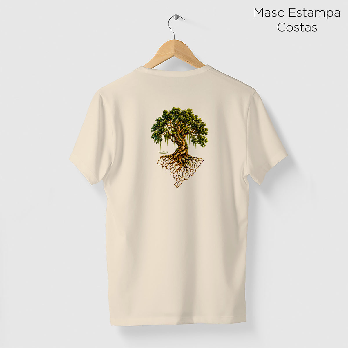 Camiseta Amazônia TERRA BRASILIS - BEGE - cód 2423