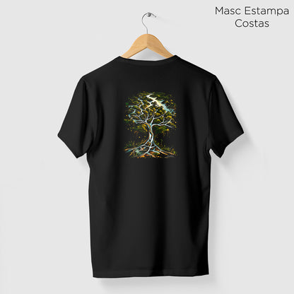 Camiseta Amazônia SEIVA DAS ÁGUAS - PRETO - cód 2456