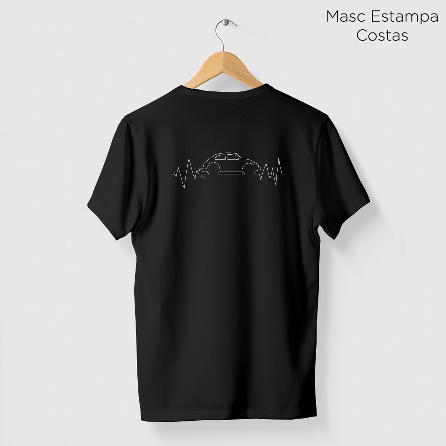 Camiseta Amazônia CAF ELETROCARDIO - PRETO - cód caf0001