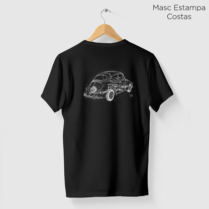 Camiseta Amazônia CAF FUSCA - PRETO - cód caf0004