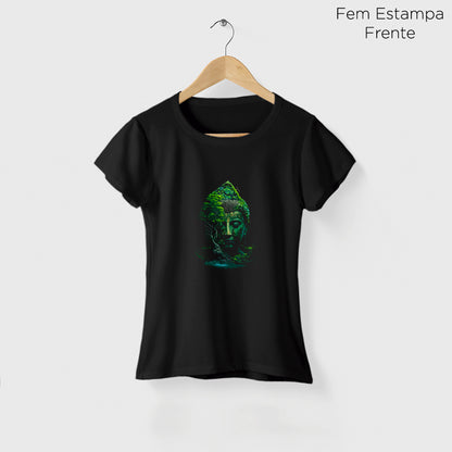 Camiseta Amazônia BUDA FLORESTA - PRETO - cód 0910