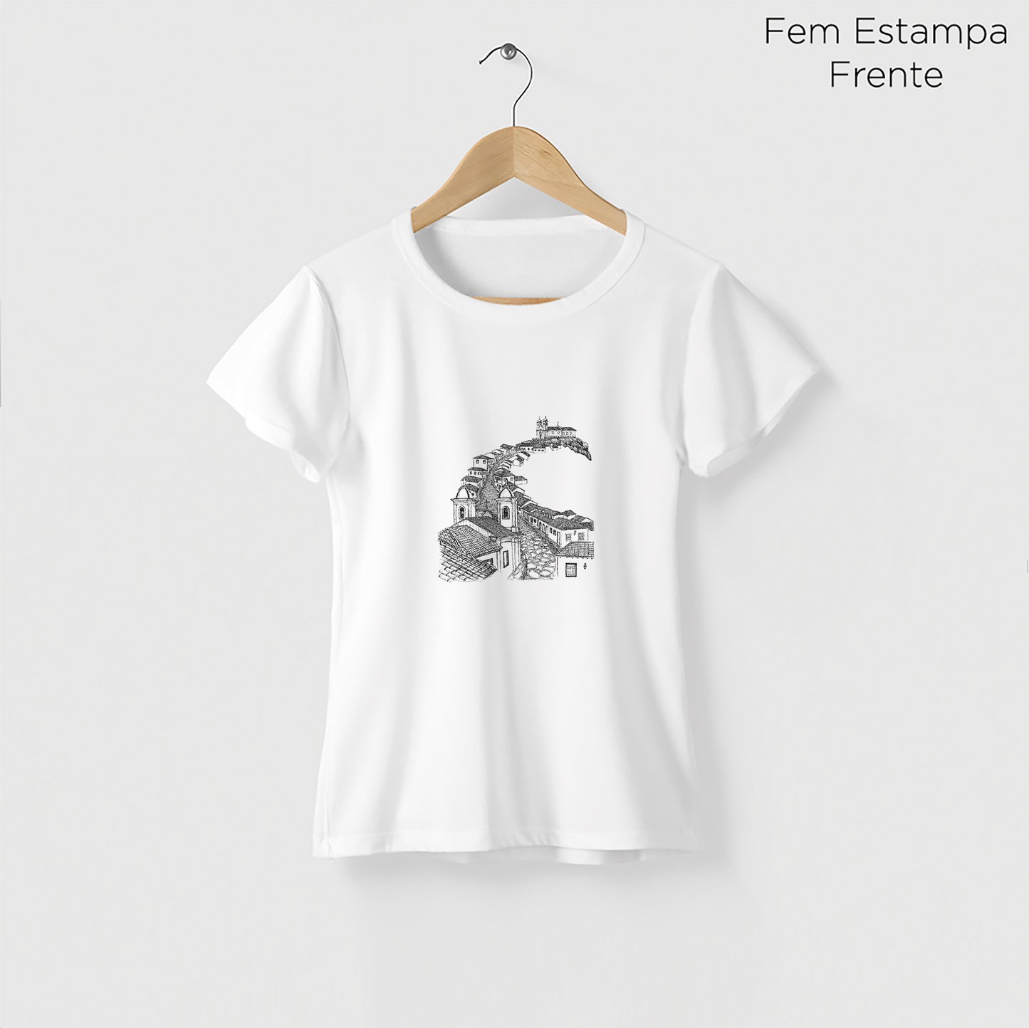 Camiseta Amazônia CIDADE HISTÓRICA - BRANCO - cód 10504