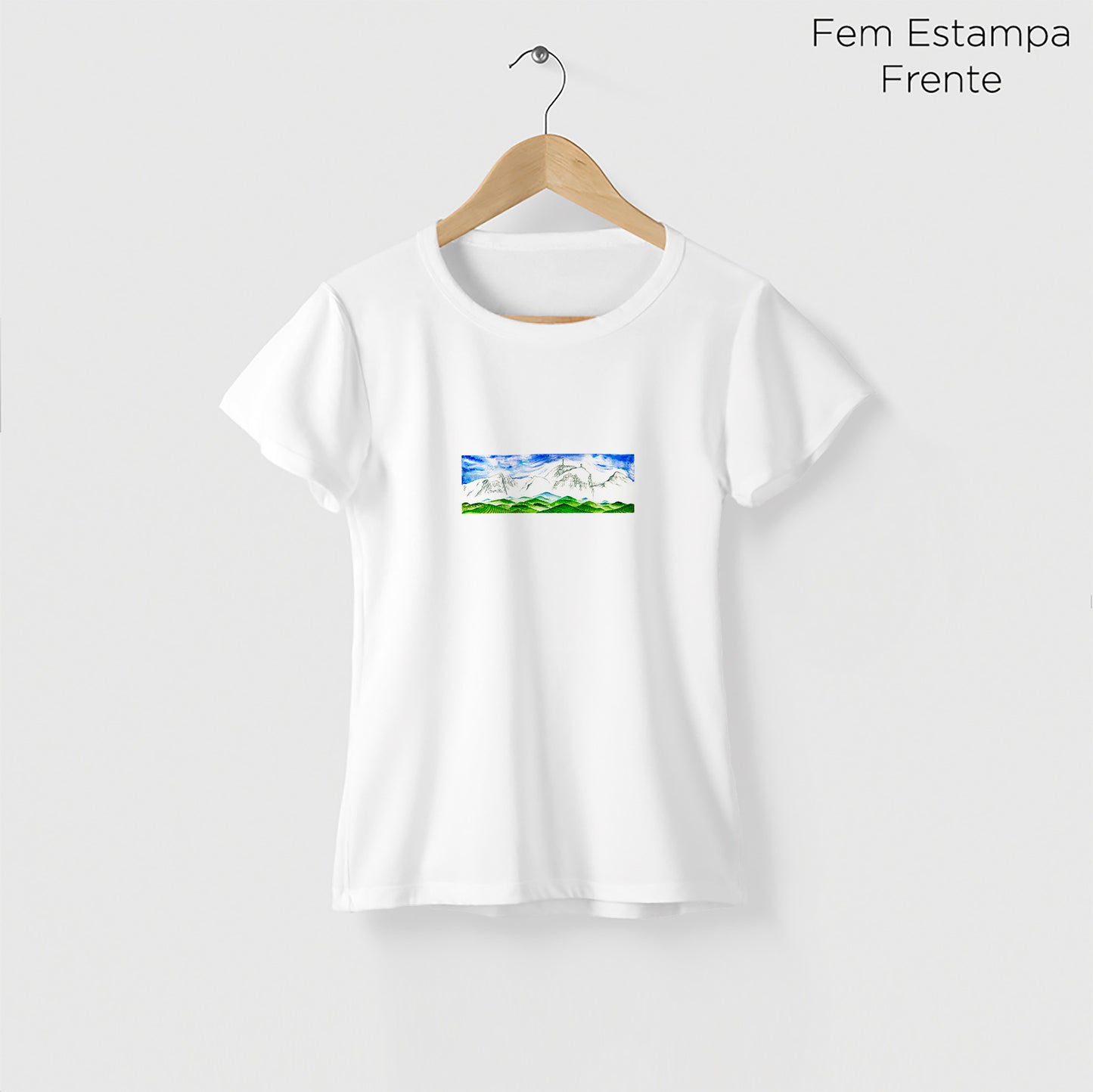 Camiseta Amazônia CAPARAÓ - BRANCO - cód 10562