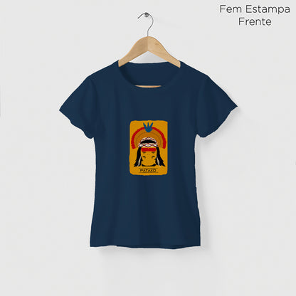 Camiseta Amazônia ORIGENS PATAXÓ - AZUL MARINHO - cód 10579