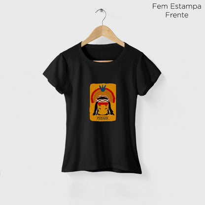 Camiseta Amazônia ORIGENS PATAXÓ - PRETO - cód 10579