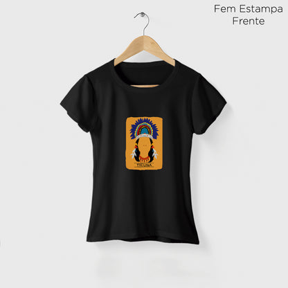 Camiseta Amazônia ORIGENS TICUNA - PRETO - cód 10580