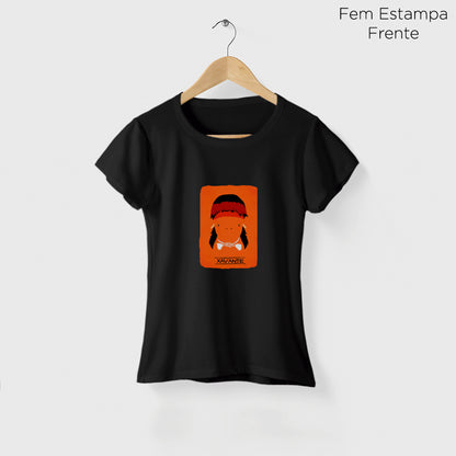 Camiseta Amazônia ORIGENS XAVANTE - PRETO - cód 10581