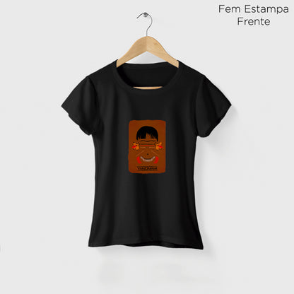 Camiseta Amazônia ORIGENS YANOMAMI - PRETO - cód 10583