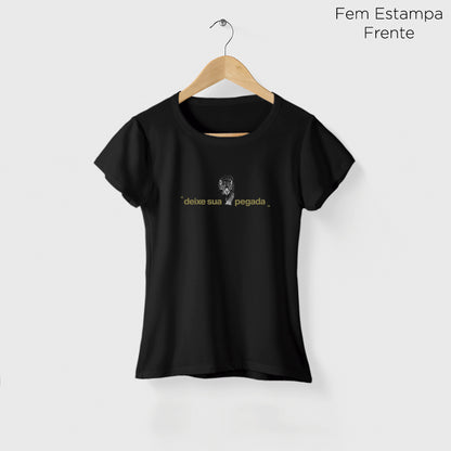 Camiseta Amazônia ONÇARARA DEIXE SUA PEGADA - PRETO - cód 2075