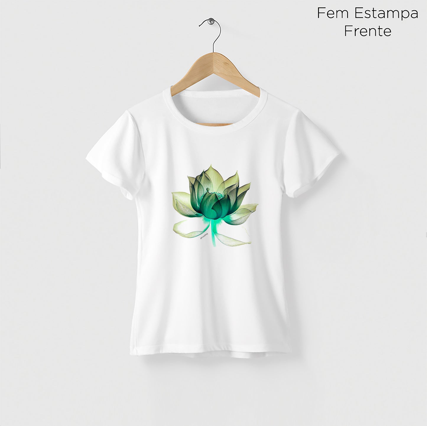 Camiseta Amazônia LOTUS – BRANCO - cód 2085