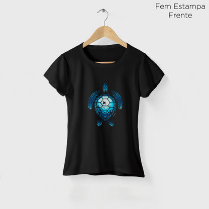 Camiseta Amazônia TARTARUGA OCEANO - PRETO - cód 2116
