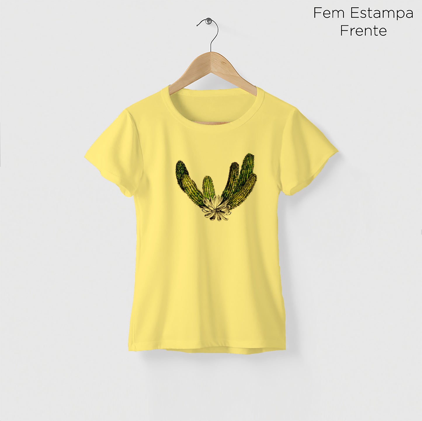 Camiseta Amazônia ISC CACTO - AMARELO - cód 2119