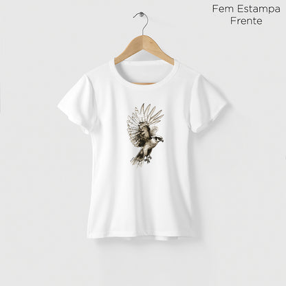 Camiseta Amazônia FALCÃO PEREGRINO - BRANCO - cód 2122