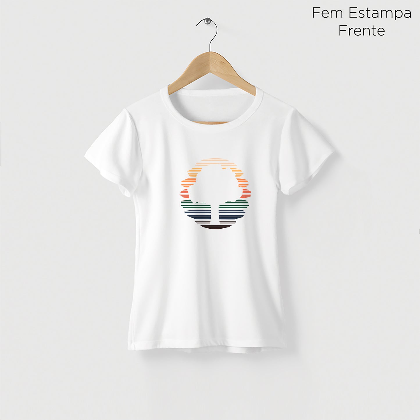 Camiseta Amazônia PANTONE LOGO - BRANCO - cód 2123
