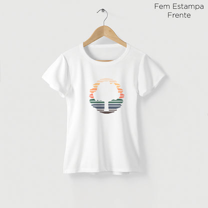 Camiseta Amazônia PANTONE LOGO - BRANCO - cód 2123
