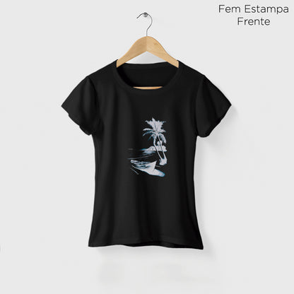 Camiseta Amazônia PRAIA DESERTA - PRETO - cód 2124