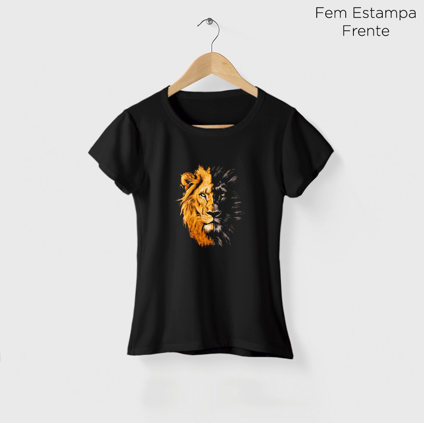 Camiseta Amazônia ON OFF LION - PRETO - cód 2126