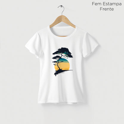 Camiseta Amazônia BONSAI PAISAGEM - BRANCO - cód 2135